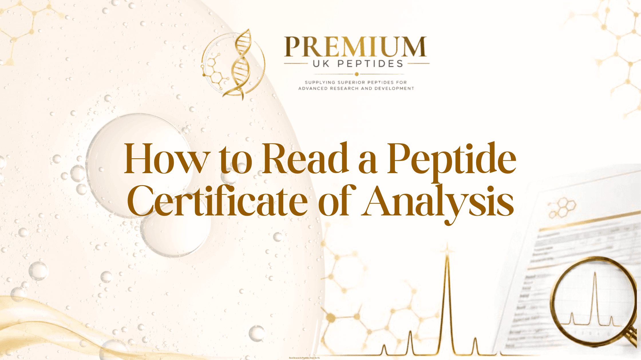 How to Read a Peptide Certificate of Analysis
